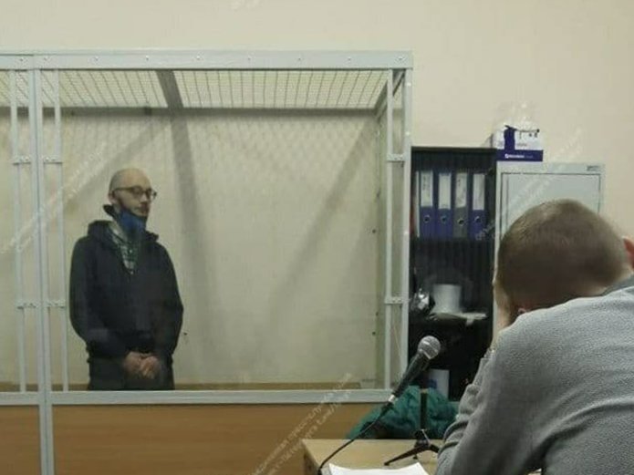 Илья Першина на заседании / Фото: Объединенная пресс-служба судов Санкт-Петербурга