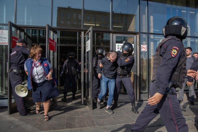 Митинг третьего августа 2019 года, Москва / Фото: Анастасия Медведева для ОВД-Инфо